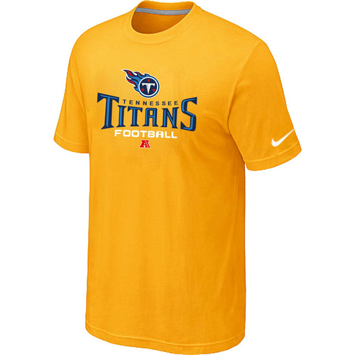 Nike Tennessee Titans Critical Victory NFL T-Shirt - Yellow